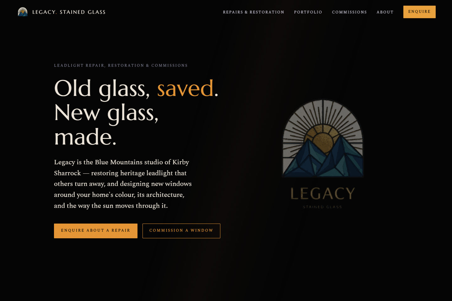 Kirby Sharrock homepage